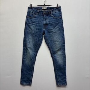 The Stronghold Men Relaxed Tapered Jeans Size 30x32 Blue Denim D101 -7
